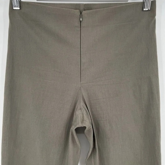 Lauren‎ Vidal Taupe Dress Pants Slim Leg Zip Up Pants Women's Size T1 Small - Picture 2 of 8